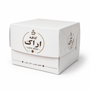 نمونه جعبه کروسان چاپ اختصاصی